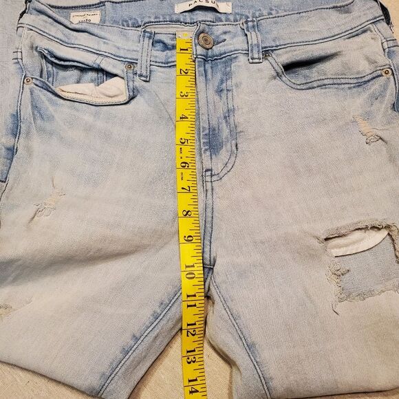 PacSun Stacked Skinny Ripped Distressed Faded Denim Jeans Size 30x30 - Picture 9 of 12